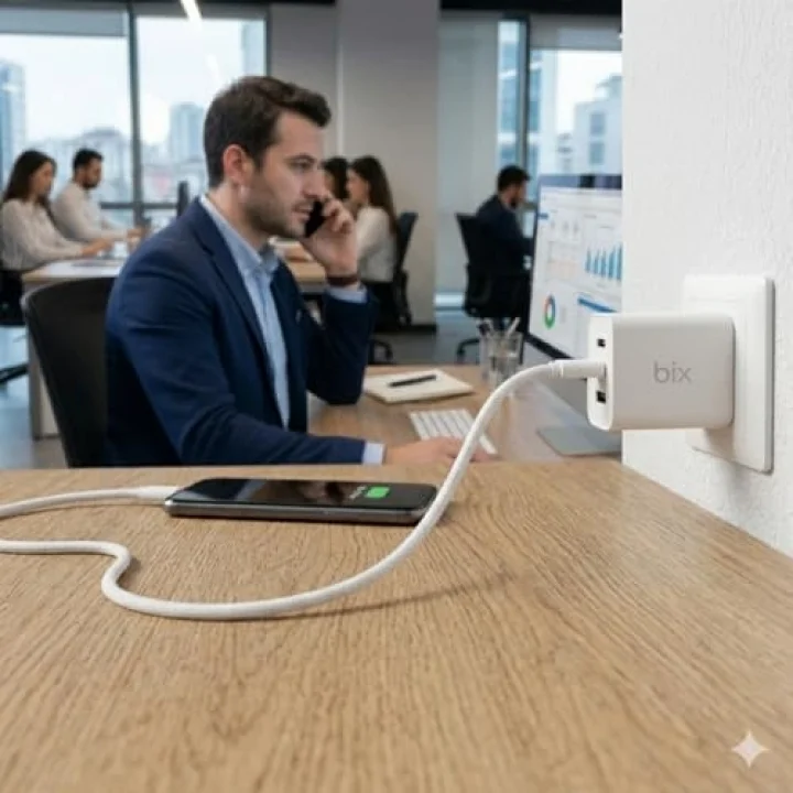 BX-UC02C 60W Type-C to Type-C Hızlı Şarj ve Data Kablosu 1.2 Metre Beyaz