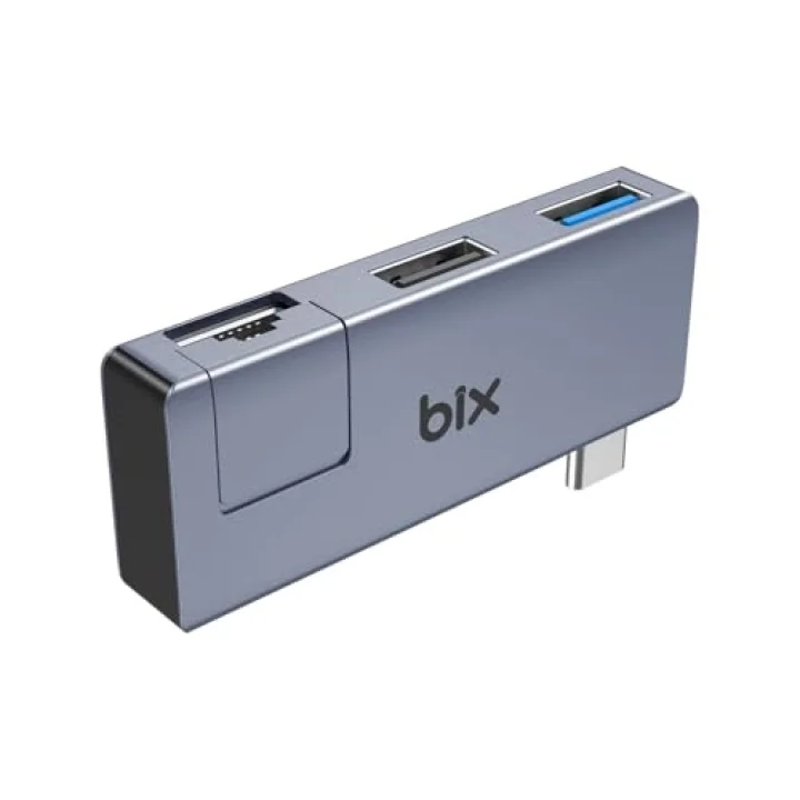 BX21HB Type-C to USB 3.2 USB 2.0 RJ45 Dönüştürücü Adaptör Hub