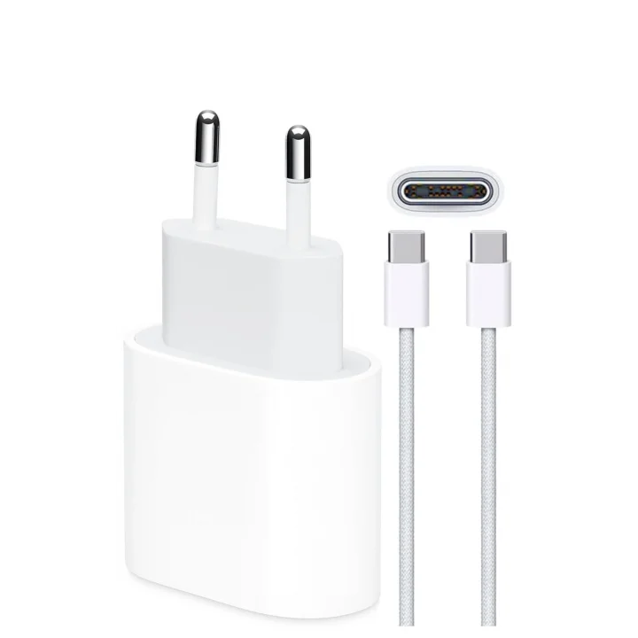 Bydiz Apple iPhone 35W USB-C 16/15/pro/max/Plus Güç Adaptörü Set GaN Tech Type-C Hızlı Şarj Cihazı