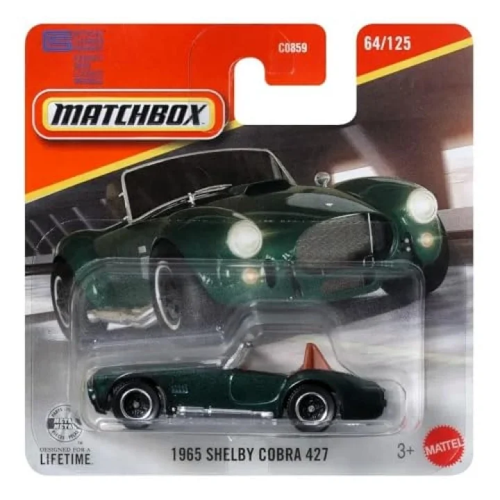 C0859 Matchbox 1:64 Tekli Arabalar 1965 SHELBY COBRA 427 JHP11