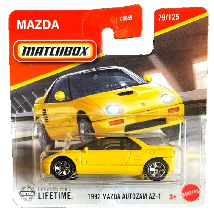 C0859 Matchbox 1:64 Tekli Arabalar 1992 Mazda Autozam AZ-1 JBR83