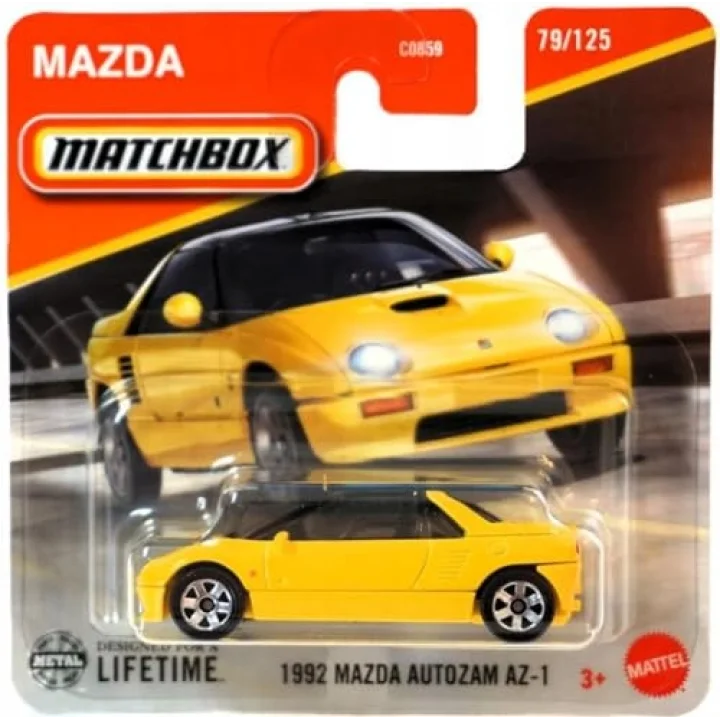 C0859 Matchbox 1:64 Tekli Arabalar 1992 Mazda Autozam AZ-1 JBR83