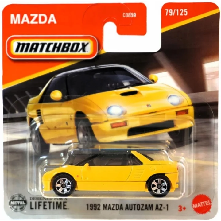 C0859 Matchbox 1:64 Tekli Arabalar 1992 Mazda Autozam AZ-1 JBR83