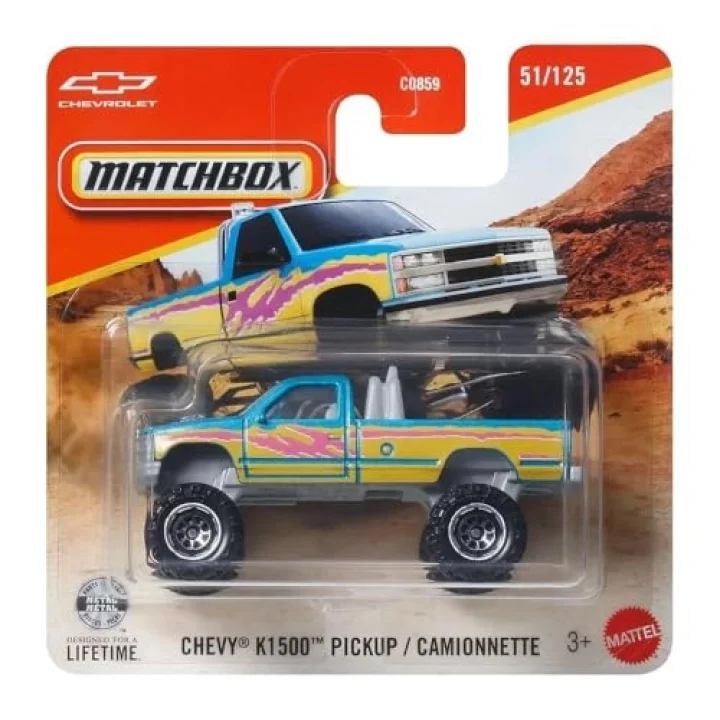 C0859 Matchbox 1:64 Tekli Arabalar CHEVY K1500 PICKUP JHP34