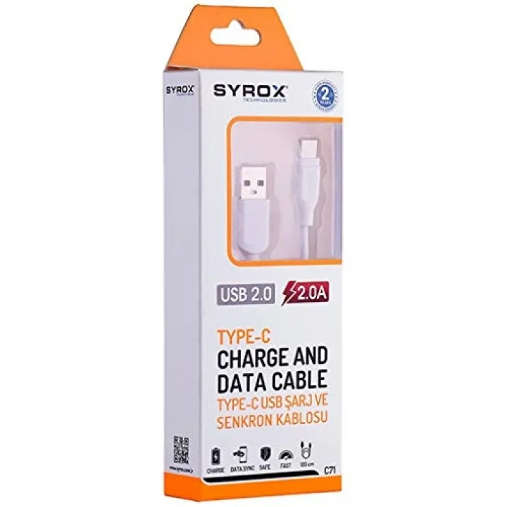 C71 2,0 MAH TYPE-C 1,2 MT Type-C Kablo