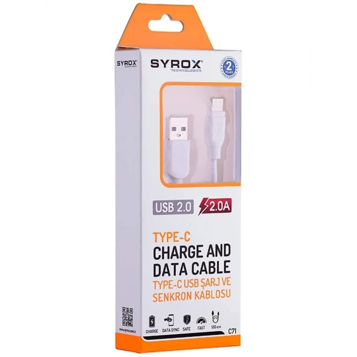 C71 2,0 MAH TYPE-C 1,2 MT Type-C Kablo