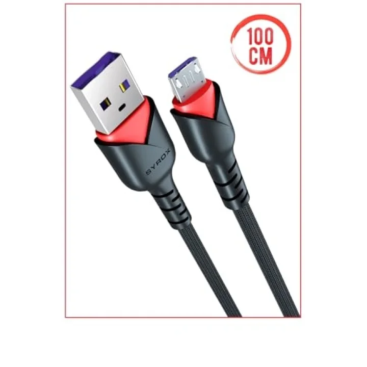 C91 2.0 MAH MİCRO 1 MT GÜL DESENLİ KABLO Araç Şarjı, STANDART