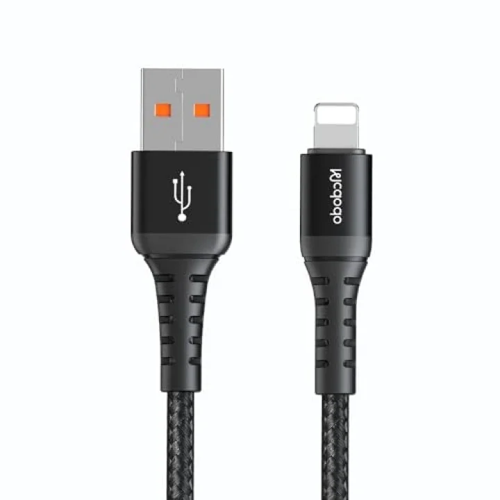 CA-2261 İphone Hızlı Data-Şarj Kablo 3A 1Mt - Siyah