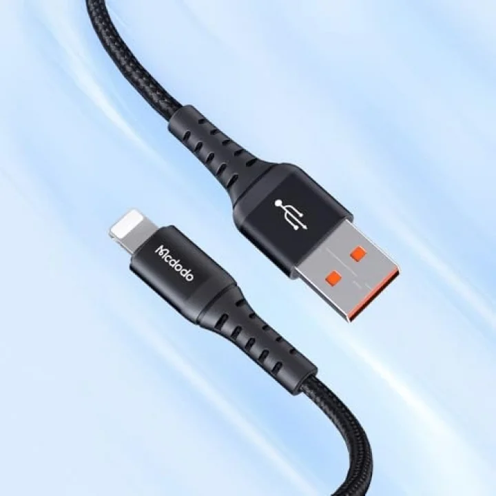 CA-2261 İphone Hızlı Data-Şarj Kablo 3A 1Mt - Siyah