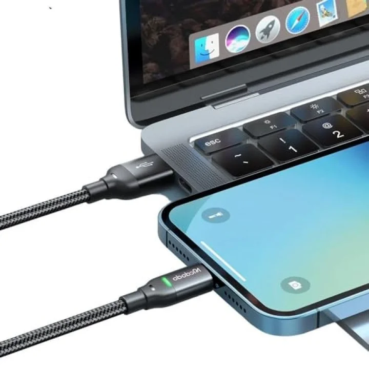 CA-2700 iPhone Lightning Şarj Ve Data Kablosu 1.2m Siyah