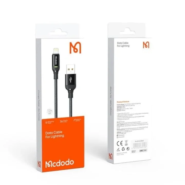 CA-2700 iPhone Lightning Şarj Ve Data Kablosu 1.2m Siyah