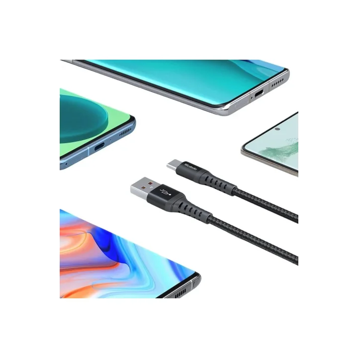 CA-2771 USB-A TO Type-C Q.C 4.0 Hızlı Data-Şarj Kablosu 1m - Siyah