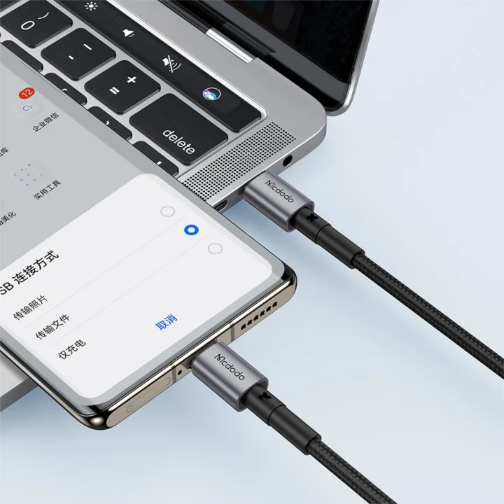 Ca-3131 65W Pd Type-C To Type-C Şarj Ve Data Kablosu 1.5M, Siyah