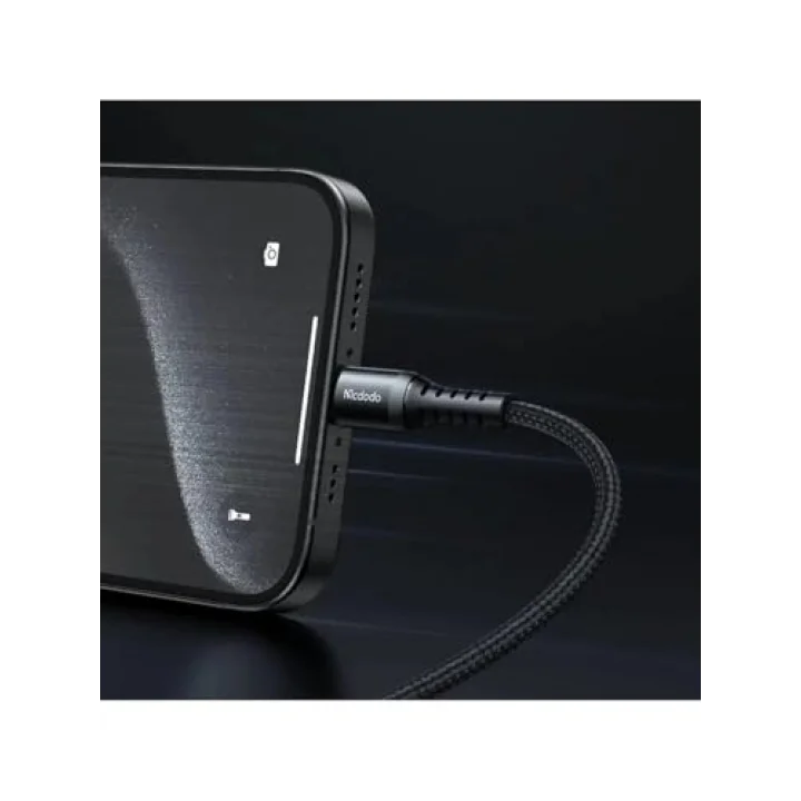 CA-5643 60W 3A TYPE-C To TYPE-C Şarj ve Data Kablosu Siyah - 2m