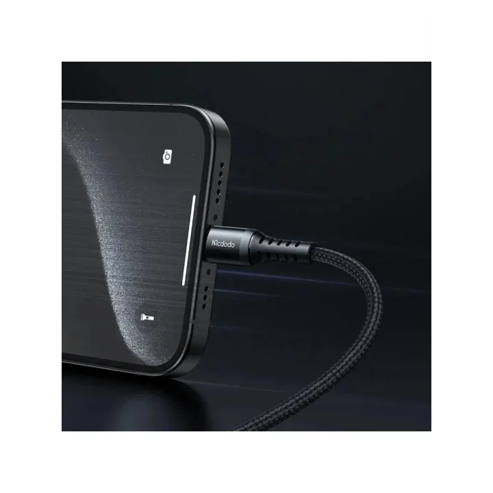 CA-5643 60W 3A TYPE-C To TYPE-C Şarj ve Data Kablosu Siyah - 2m