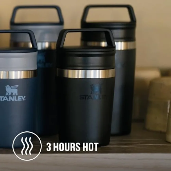 Cafe To-Go Travel Mug Termos Bardak, Siyah, 0.23 Litre