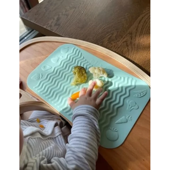 Calimila Finger Placemat - Silikon Bebek Matı - Mor 630-206