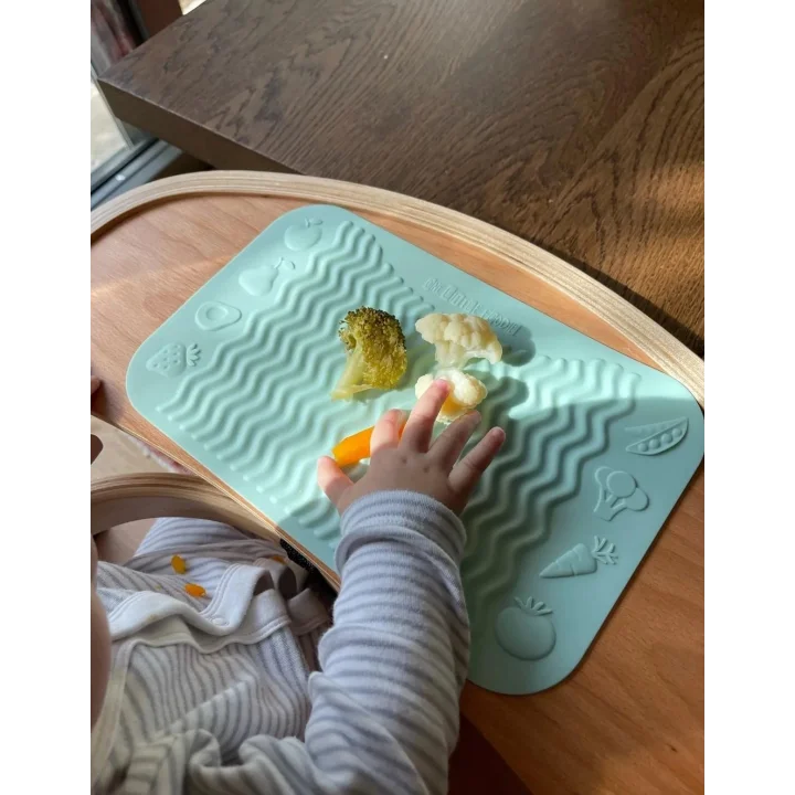 Calimila Finger Placemat - Silikon Bebek Matı - Mor 630-206