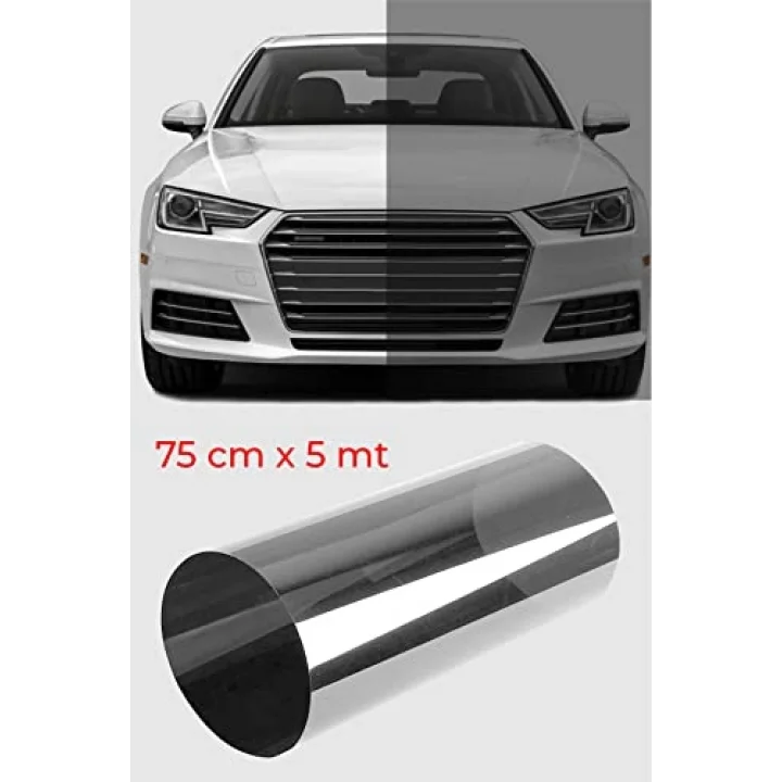 Cam Filmi Siyah Amerikan Çizilmez Açık ton 75 cm x 5 metre