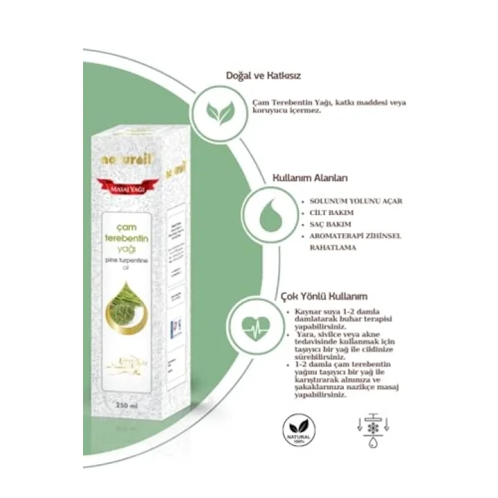 ÇAM TEREBENTİN YAĞI 250 ML
