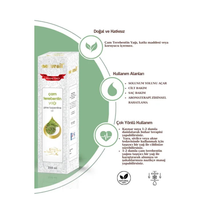 ÇAM TEREBENTİN YAĞI 250 ML