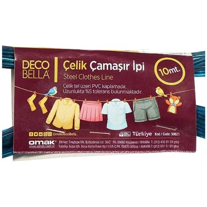 Çamaşır İpi Çelik 10mt