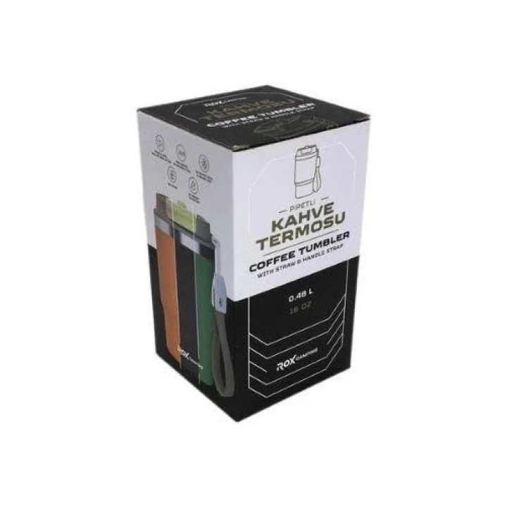 Camping 0194 Pipetli Kahve Termosu 0.48 Lt - Yeşil