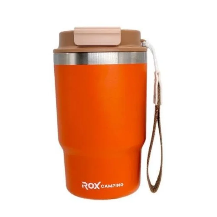 Camping 0195 Pipetli Kahve Termosu 0.48 Lt - Turuncu