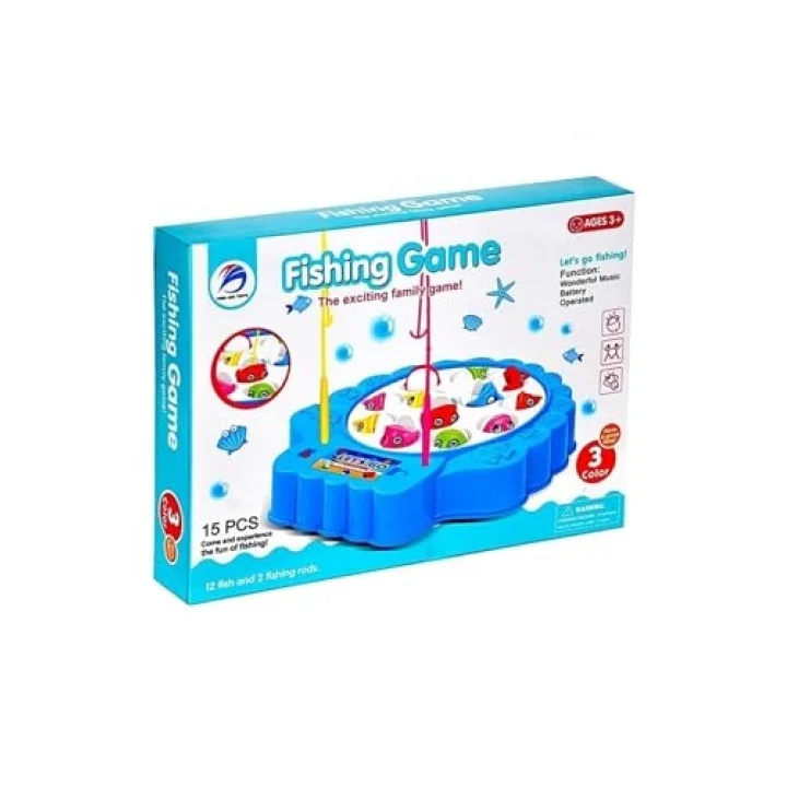 Can Oyuncak Pilli Mıknatıslı Balık Oyunu 12 Balık