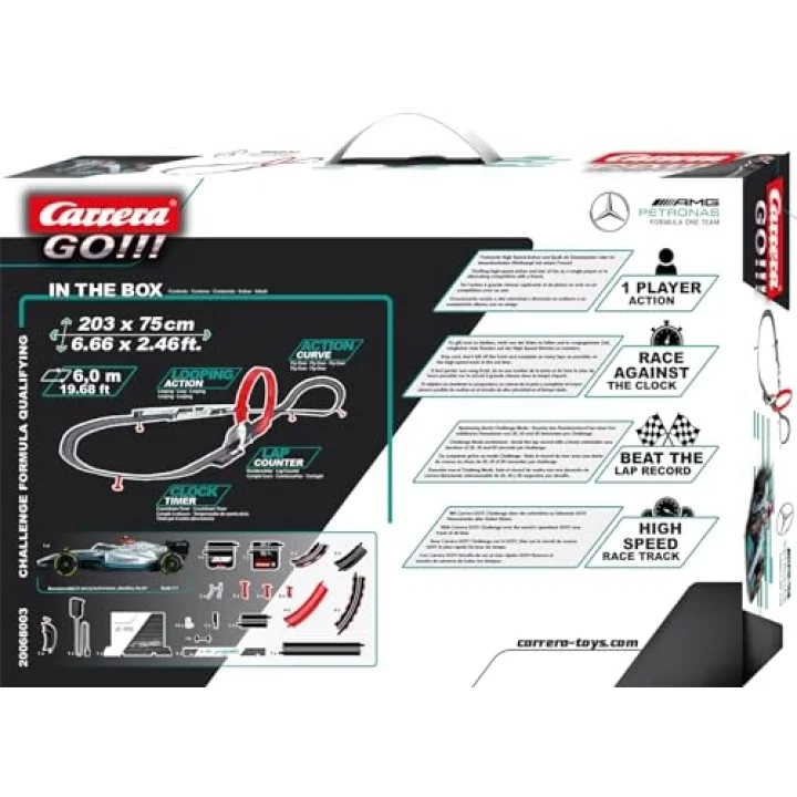 Carrera GO Challenge - Formula Qualifying Tek Kişilik Yarış Pisti