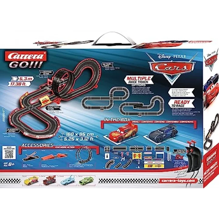 Carrera Go !!! Disney Cars - Neon Nights