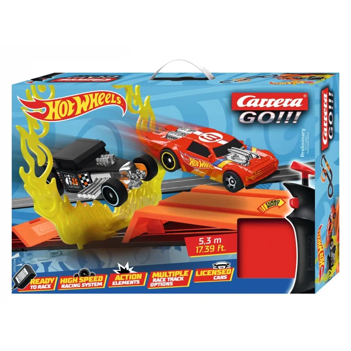 Carrera, GO Hot Wheels 5.3 m, Slot Araba