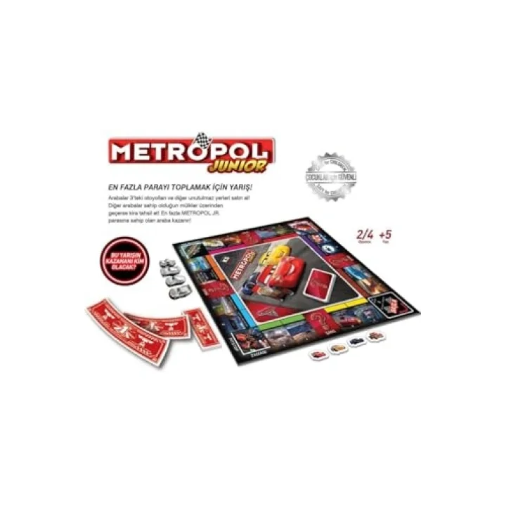 Cars Metropol Junior Kutu Oyunu
