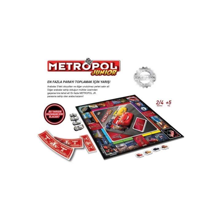 Cars Metropol Junior Kutu Oyunu