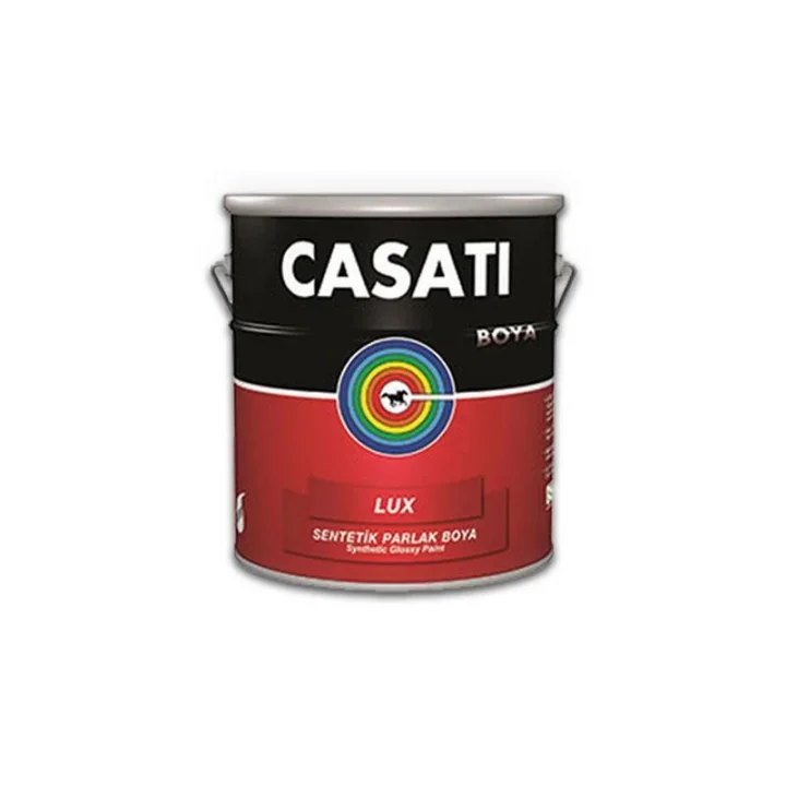 Mey İthalat® Casati Lüx Sentetik Parlak Boya 0,75 Litre Beyaz