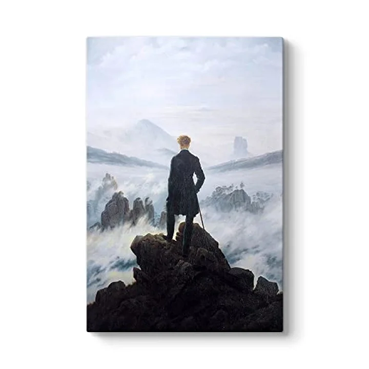 Caspar David Friedrich - Bulutların Üzerinde Yolculuk Tablosu 40 x 60