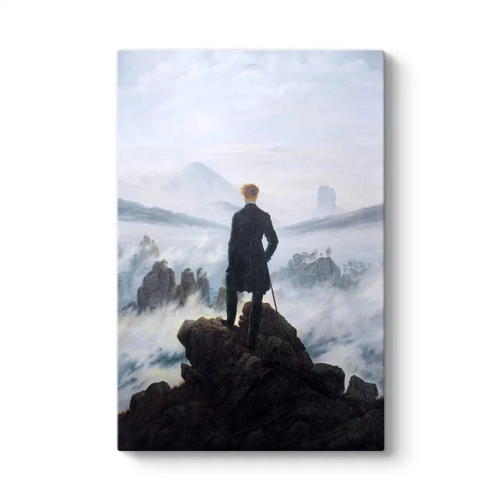 Caspar David Friedrich - Bulutların Üzerinde Yolculuk Tablosu 40 x 60