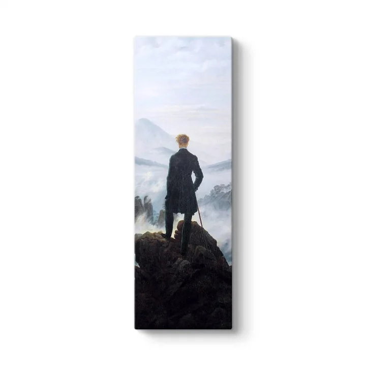 Caspar David Friedrich - Bulutların Üzerinde Yolculuk Tablosu 50 x 150