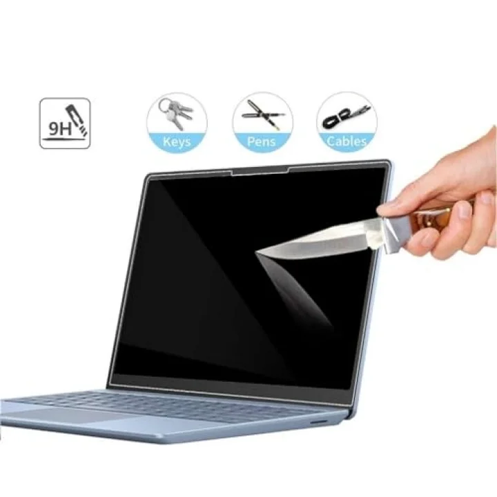 Casper Nirvana C500 15.6 İnç İle Uyumlu Mat Ekran Koruyucu Notebook, Yansıma Ve Parlama Önleyici Parmak İzi Bırakmayan Laptop Koruma, 9H Temperli Kırılmaz Esnek Nano Cam 16:9