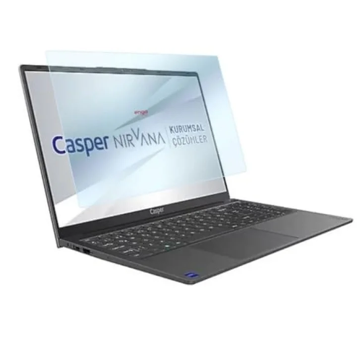 Casper Nirvana X700 15.6 İnç İle Uyumlu Ekran Koruyucu Notebook, 9H Temperli Kırılmaz Esnek Nano Cam, Çizilmeye Ve Darbeye Dayanıklı Laptop Koruma, HD Şeffaf 16:9