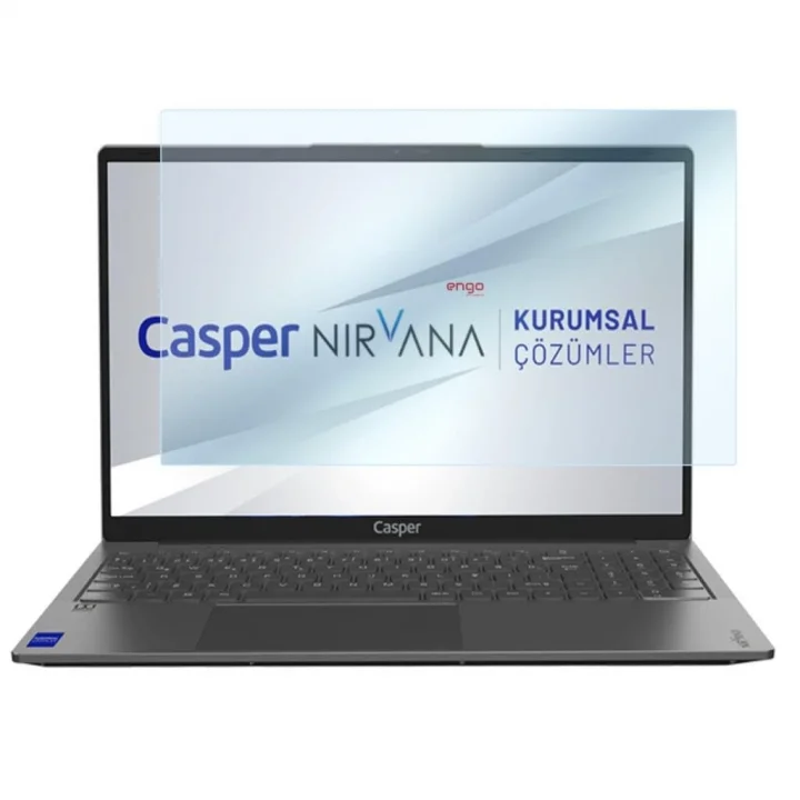 Casper Nirvana X700 15.6 İnç İle Uyumlu Ekran Koruyucu Notebook, 9H Temperli Kırılmaz Esnek Nano Cam, Çizilmeye Ve Darbeye Dayanıklı Laptop Koruma, HD Şeffaf 16:9