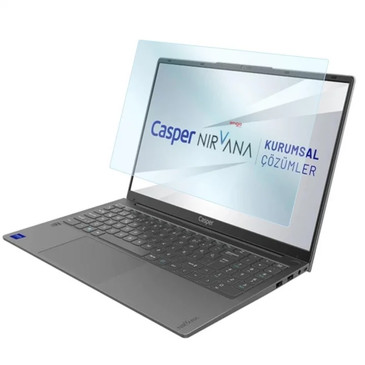 Casper Nirvana X700 15.6 İnç İle Uyumlu Ekran Koruyucu Notebook, 9H Temperli Kırılmaz Esnek Nano Cam, Çizilmeye Ve Darbeye Dayanıklı Laptop Koruma, HD Şeffaf 16:9