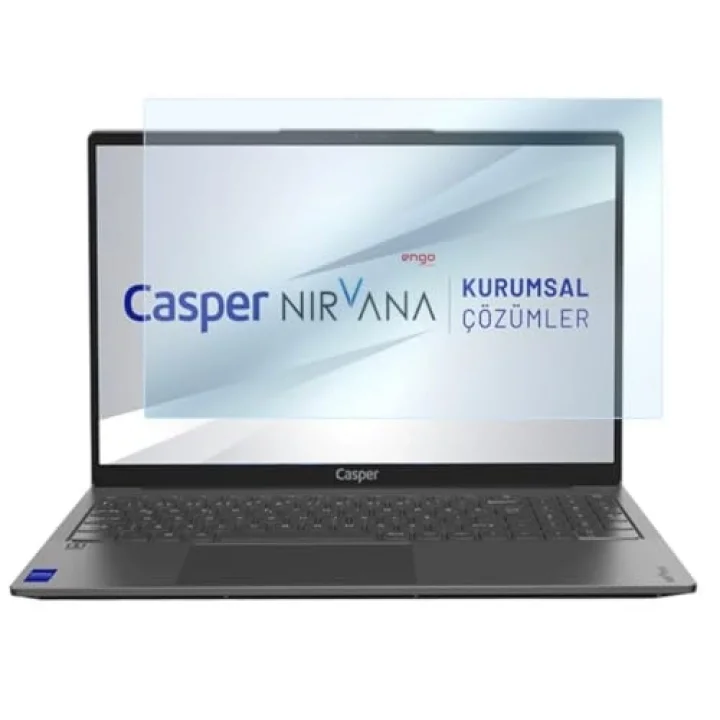 Casper Nirvana X700 15.6 İnç İle Uyumlu Ekran Koruyucu Notebook, 9H Temperli Kırılmaz Esnek Nano Cam, Çizilmeye Ve Darbeye Dayanıklı Laptop Koruma, HD Şeffaf 16:9