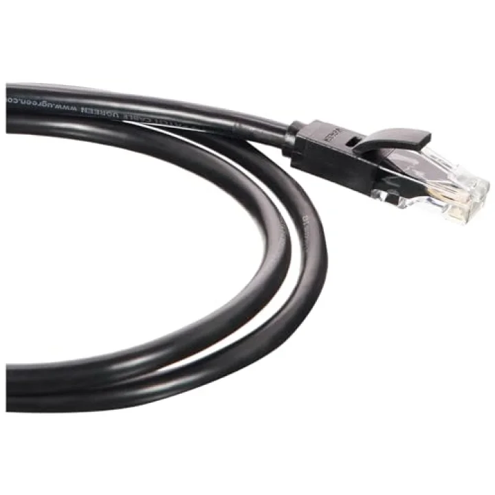 CAT6 Ethernet Kablosu, 1 Metre, Siyah