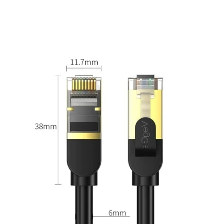 CAT8 40Gbps 2000Mhz STP RJ45 Ethernet Kablosu 5 Metre