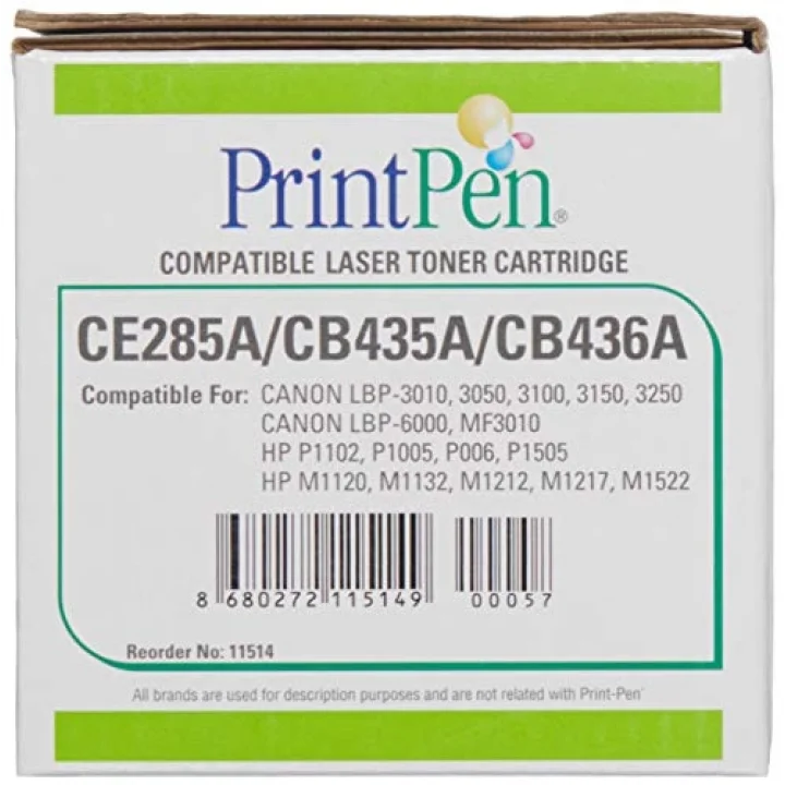 Ce285A,Cb435A,Cb436A & Can. Crg-712,713,725 Muadil Toner
