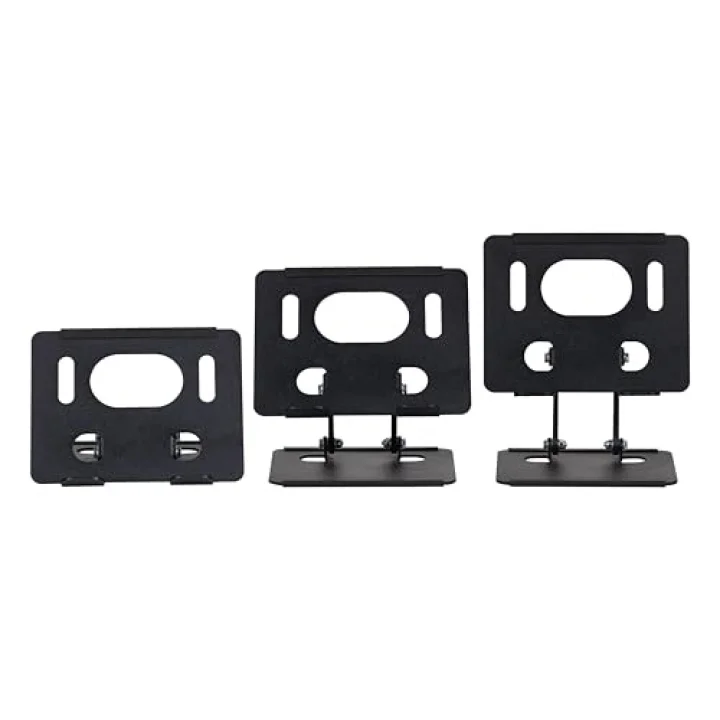 Çelik Tablet Standı Tablet Tutucu Stant Ergonomik Katlanabilir Tablet Standı Çelik Stant (Siyah)
