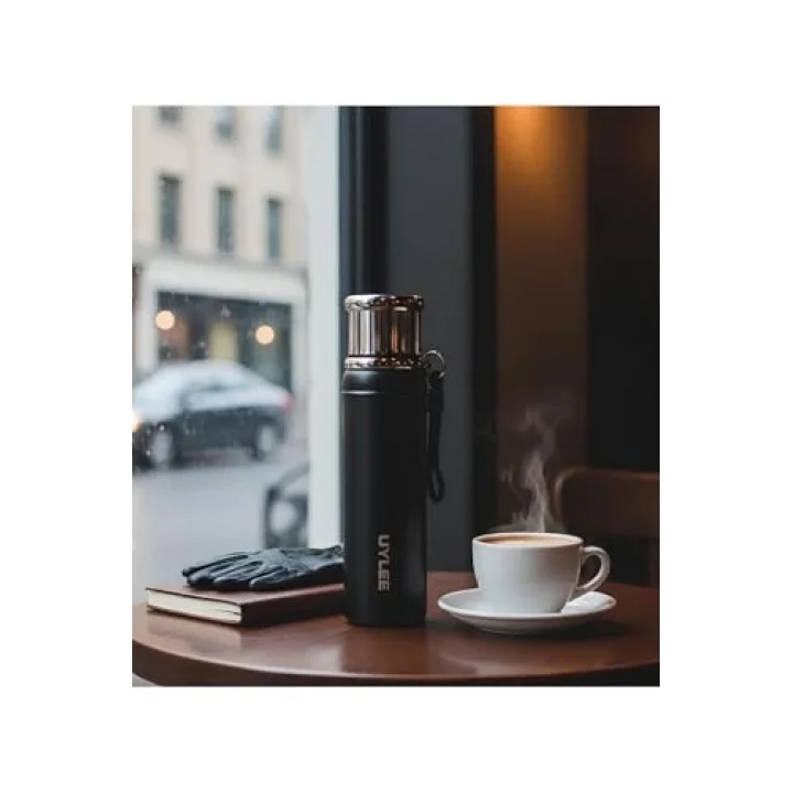 Çelik Termos 700 Ml, Siyah