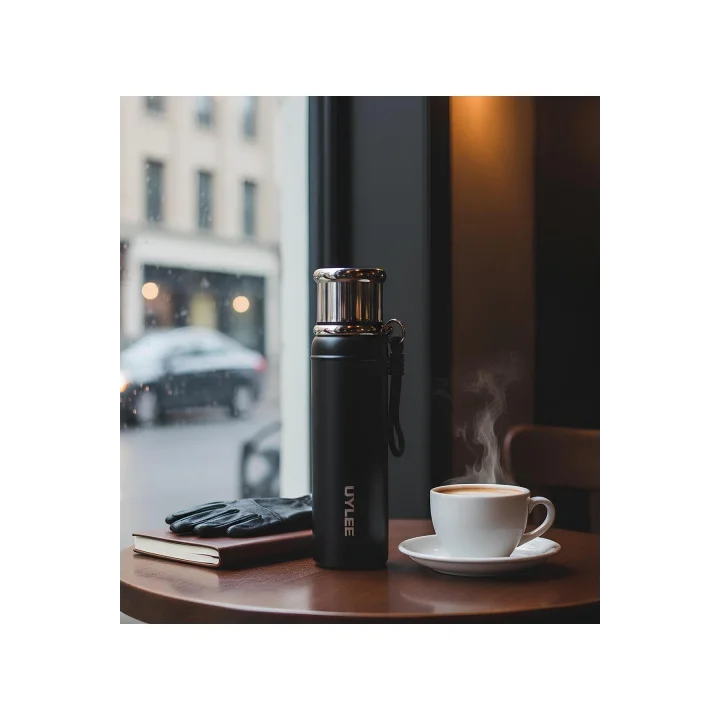 Çelik Termos 700 Ml, Siyah