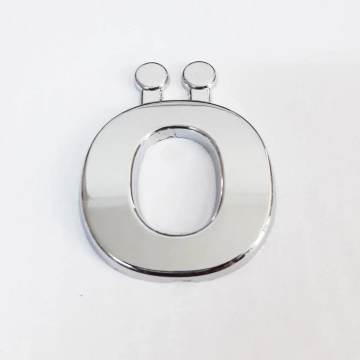 Mey İthalat® Cemax Ö Harfi  3,75 cm Krom Yapışkanlı